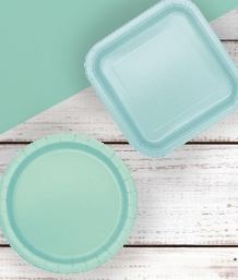 Mint Green Party Supplies & Packs | Party Save Smile